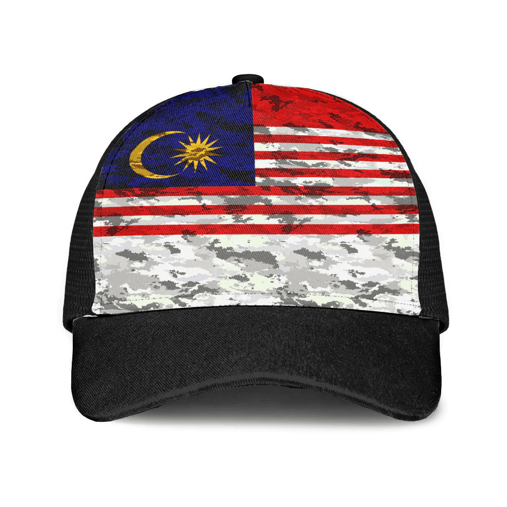 1sttheworld Cap - Malaysia Mesh Back Cap - Camo Style A7 | 1sttheworld
