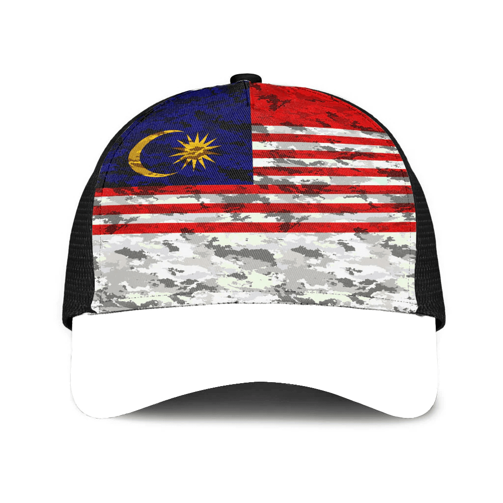 1sttheworld Cap - Malaysia Mesh Back Cap - Camo Style A7
