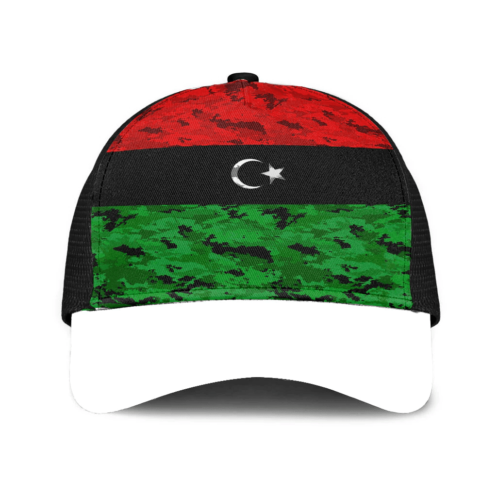 1sttheworld Cap - Libya Mesh Back Cap - Camo Style A7