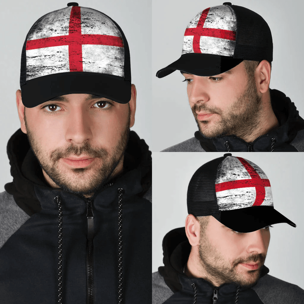 1sttheworld Cap - England Mesh Back Cap - Special Grunge Style A7