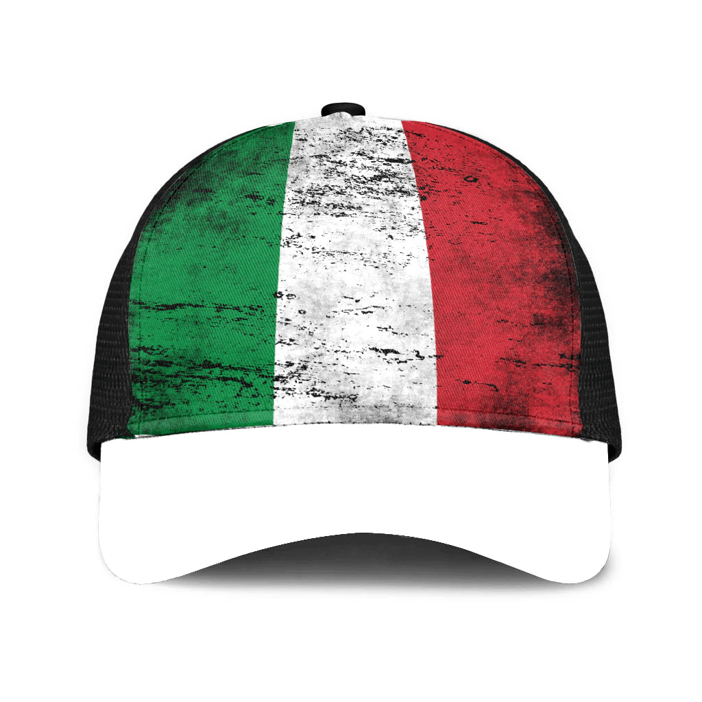 1sttheworld Cap - Italy Mesh Back Cap - Special Grunge Style A7