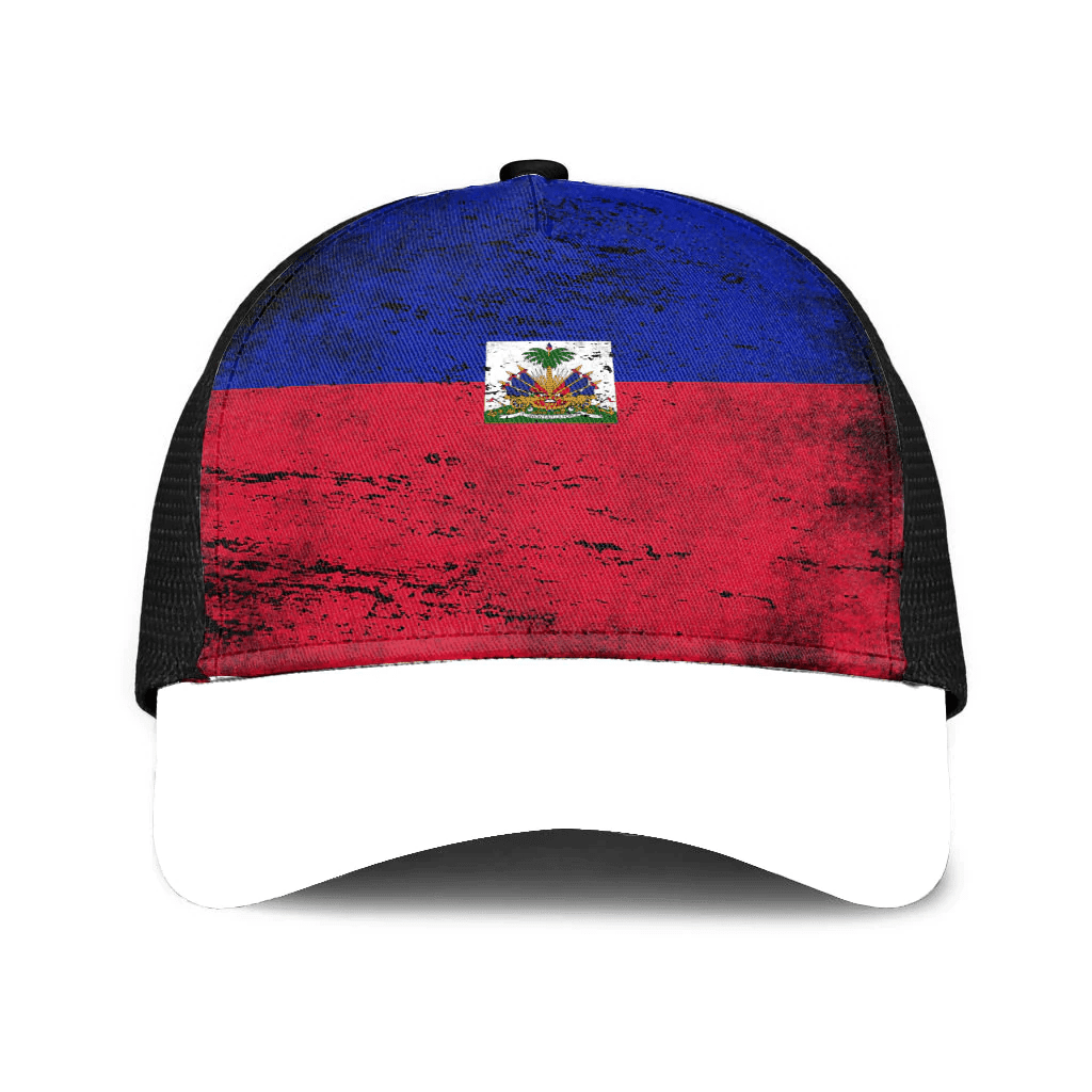 1sttheworld Cap - Haiti Mesh Back Cap - Special Grunge Style A7