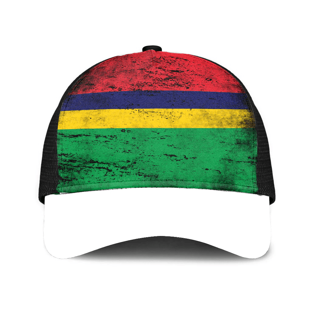 1sttheworld Cap - Mauritius Mesh Back Cap - Special Grunge Style A7