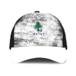 1sttheworld Cap - Naval Ensign Of Maine Mesh Back Cap - Special Grunge Style A7