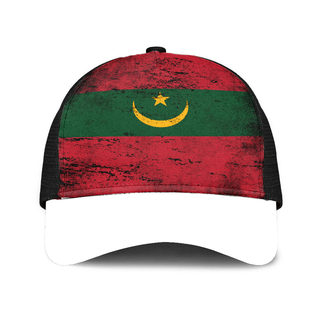 1sttheworld Cap - Mauritania Mesh Back Cap - Special Grunge Style A7