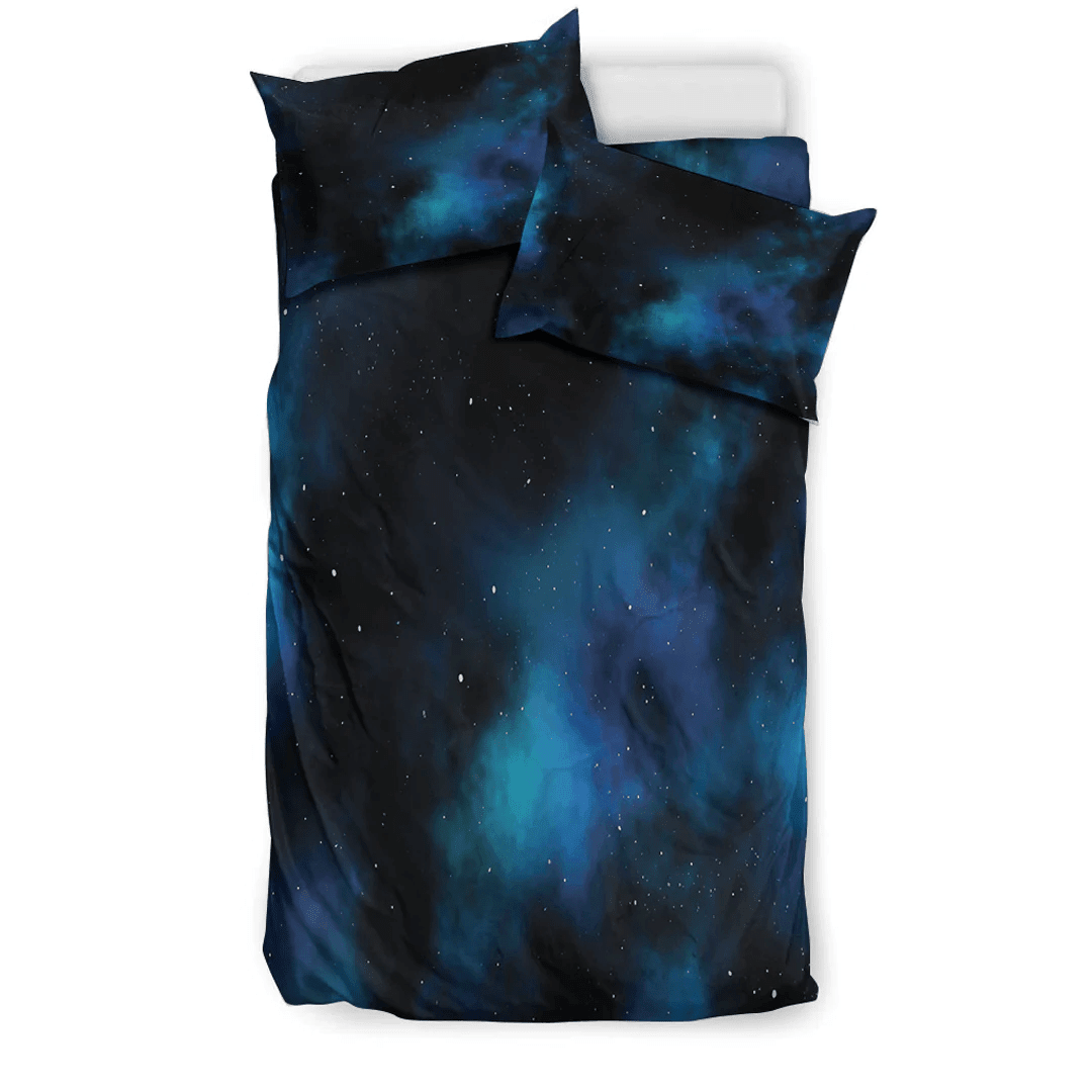 1sttheworld Bedding Set - Galaxy Black and Blue Background Bedding Set Galaxy A35