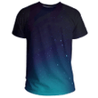 1sttheworld Clothing - Gradient Starry Night Dark Background T-shirt Galaxy A35