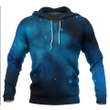 1sttheworld Clothing - Blue Galaxy Background Hoodie Galaxy A35