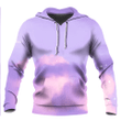 1sttheworld Clothing - Aesthetic Dreamy Background Purple Cloudy Sky Glitter Design Hoodie Galaxy A35