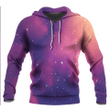 1sttheworld Clothing - Space Of Night Sky With Cloud And Stars Hoodie Galaxy A35