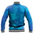 1sttheworld Clothing - Galaxy Color Blue Sea Baseball Jacket Galaxy A35