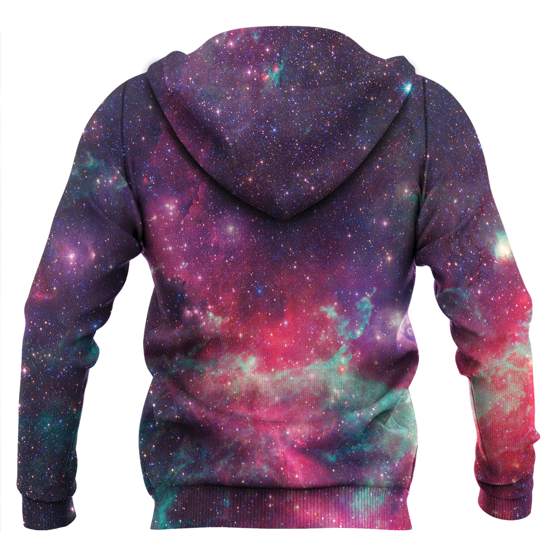 1sttheworld Clothing - Endless Universe With Stars And Galaxies In Outer Space.Cosmos Art Hoodie Galaxy A35