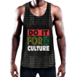 1sttheworld Clothing - Do It For The Culture 1865 Men's Slim Y-Back Muscle Tank Top A31