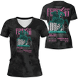 1sttheworld Clothing - Be Fearless - V-neck T-shirt A7 | 1sttheworld