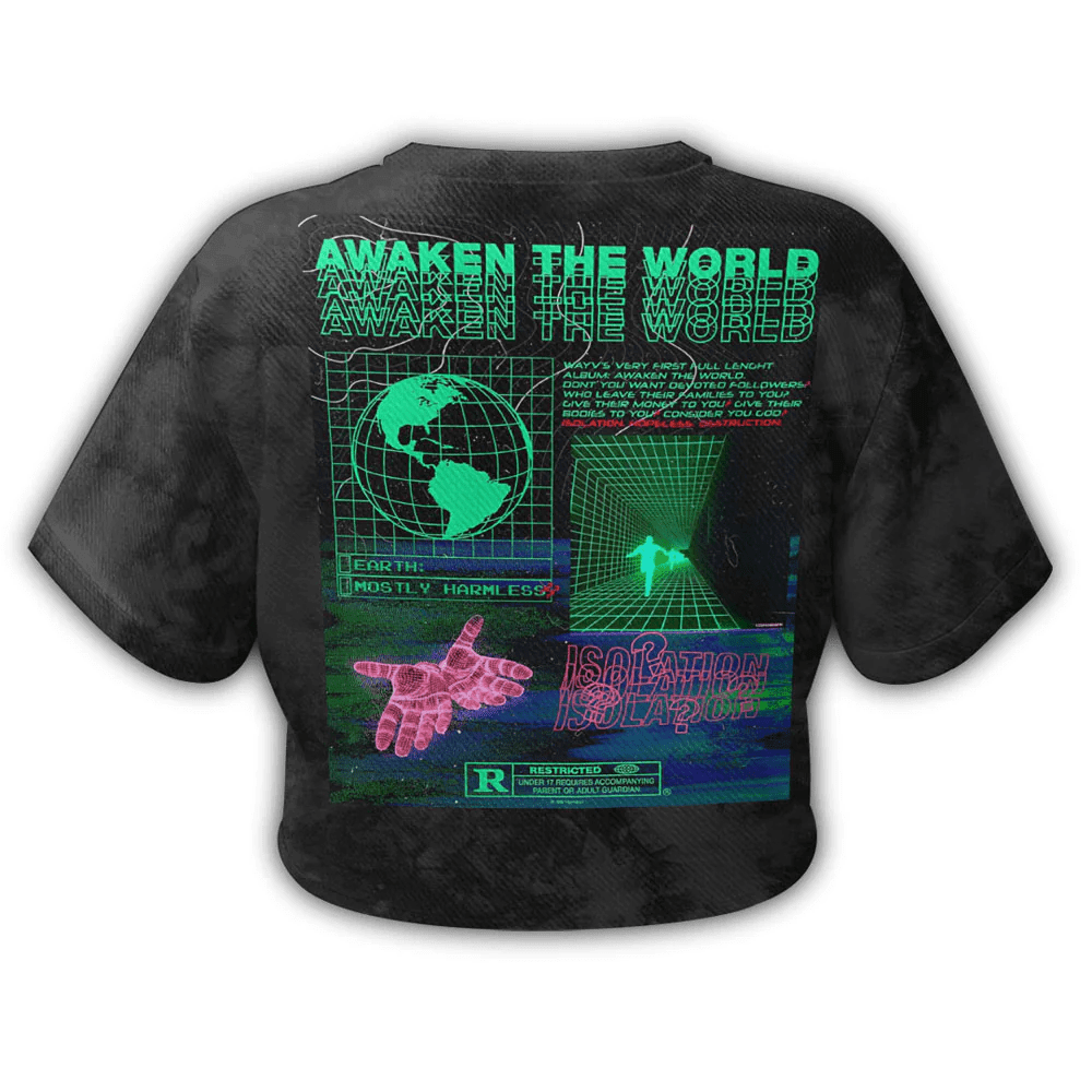 1sttheworld Clothing - Awaken The World - Croptop T-shirt A7 | 1sttheworld
