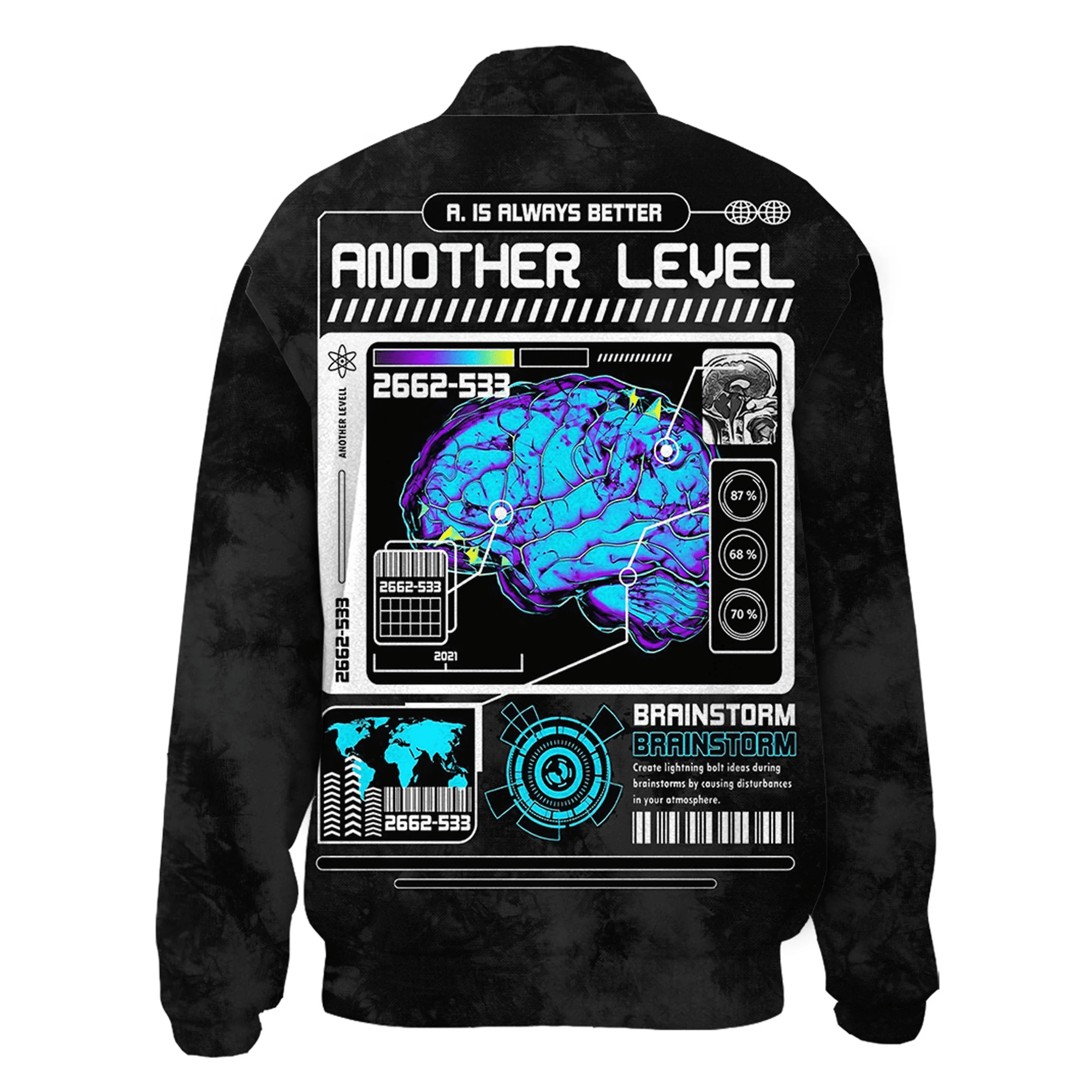 1sttheworld Clothing - Another Level - Thicken Stand-Collar Jacket A7 | 1sttheworld