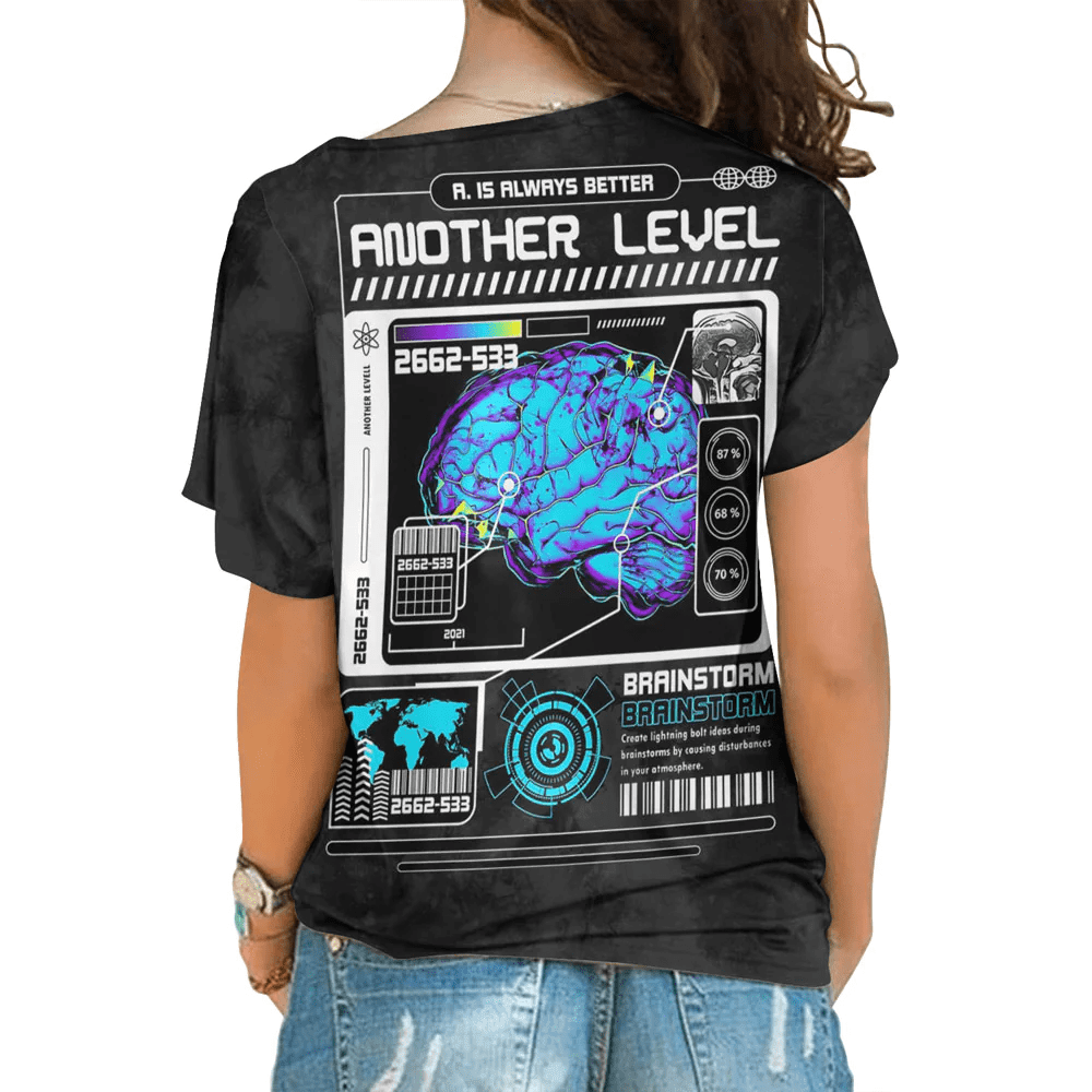 1sttheworld Clothing - Another Level - One Shoulder Shirt A7 | 1sttheworld