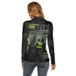 1sttheworld Clothing - Sometimes Deadly - Women's Stretchable Turtleneck Top A7 | 1sttheworld
