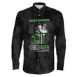 1sttheworld Clothing - Watching Scarface - Long Sleeve Button Shirt A7 | 1sttheworld