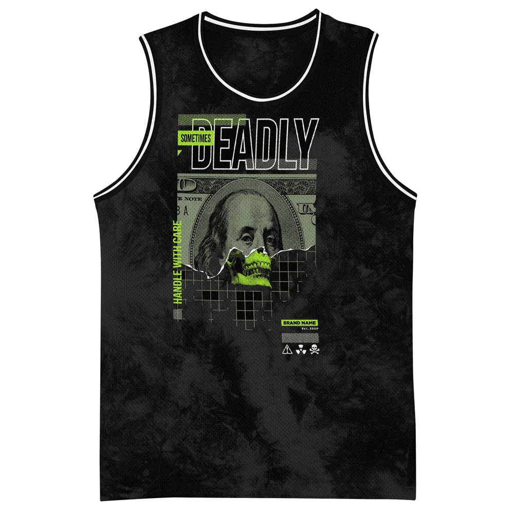 1sttheworld Clothing - Sometimes Deadly - Basketball Jersey A7 | 1sttheworld