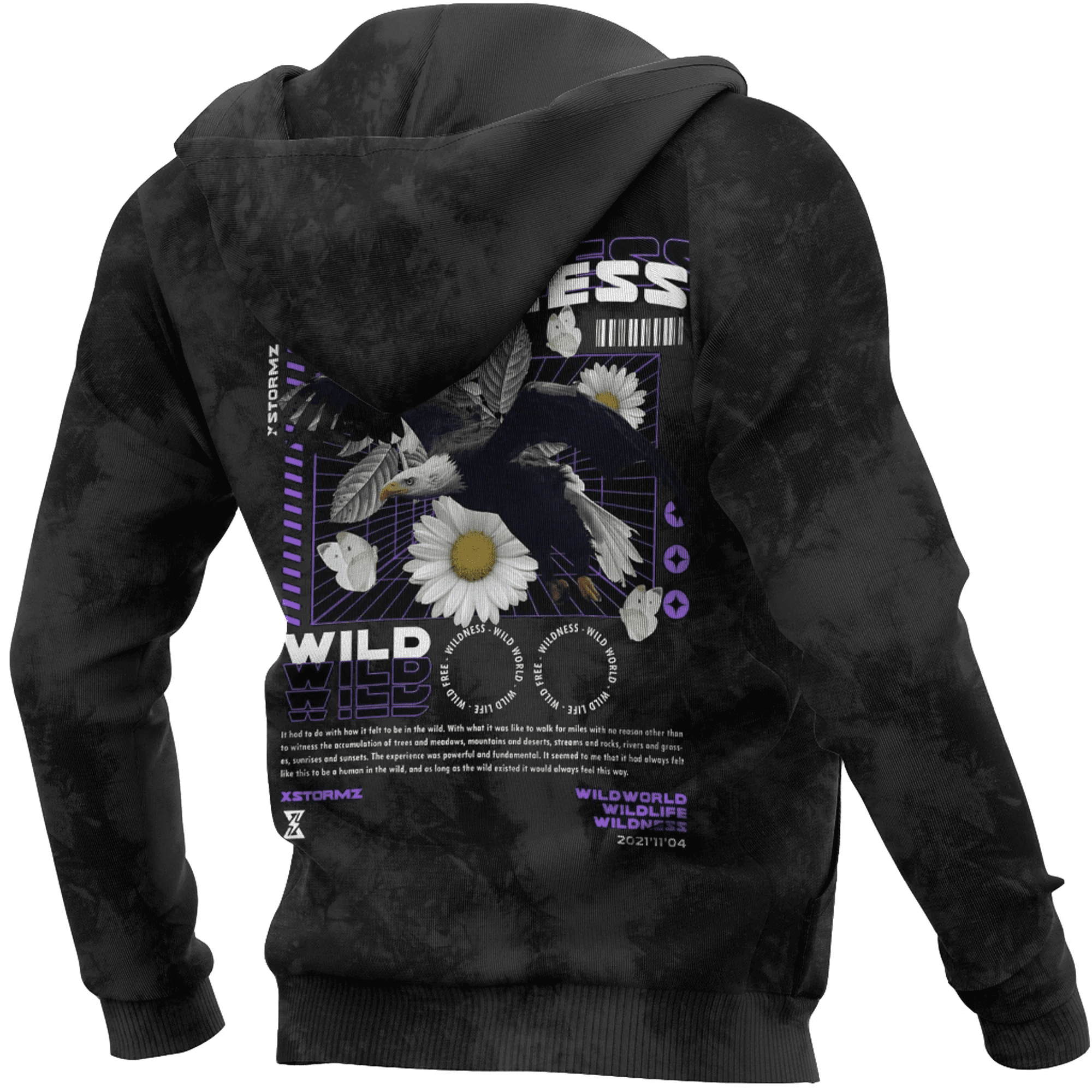 1sttheworld Clothing - Wildworld Wildlife - Hoodie A7 | 1sttheworld