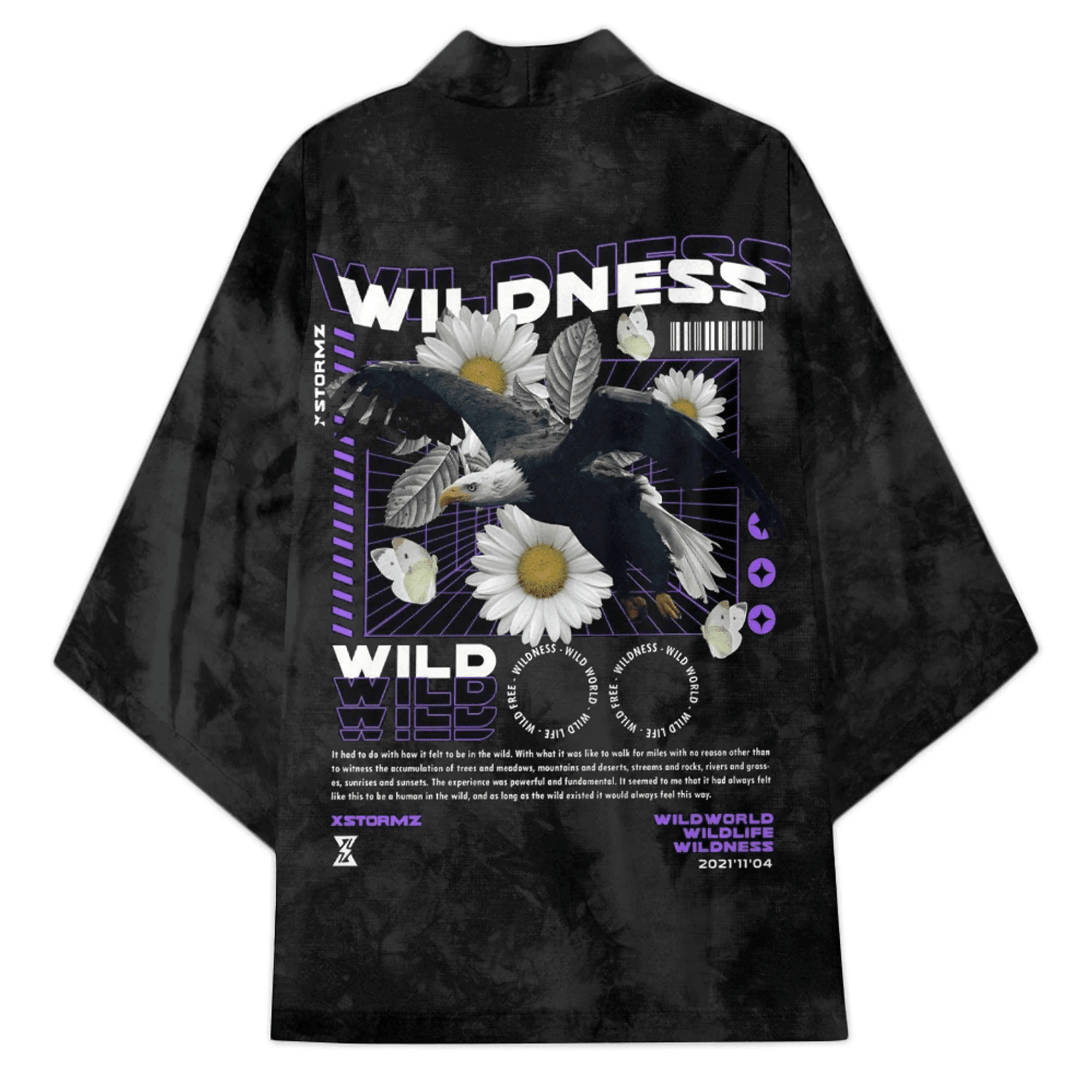 1sttheworld Clothing - Wildworld Wildlife - Kimono A7 | 1sttheworld
