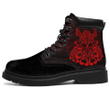 1sttheworld - Boots Vikings Odin Valhalla Red All-Season Boots A7 | 1sttheworld