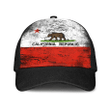 1sttheworld Cap - Flag Of California 1924 - 1953 Mesh Back Cap - Special Grunge Style A7 | 1sttheworld