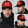 1sttheworld Cap - Flag Of Georgia 1861 Mesh Back Cap - Special Grunge Style A7