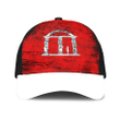 1sttheworld Cap - Flag Of Georgia 1861 Mesh Back Cap - Special Grunge Style A7