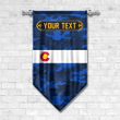 1sttheworld Gonfalon - Flag Of Colorado Gonfalon - Camo Style A7 | 1sttheworld