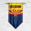 1sttheworld Gonfalon - Flag Of Arizona Gonfalon - Special Grunge Style A7 | 1sttheworld