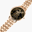 1sttheworld Watch - Viking Fenrir Wolf Instafamous Steel Strap Quartz Watch A7