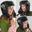 1sttheworld Trapper Hat - Viking Skull With Tattoos And Long Beard Trapper Hat A7