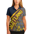 (Custom) 1sttheworld Clothing - Aikenhead Tartan Polo Shirt Royal Thistle New Style A7