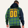 (Custom) 1sttheworld Clothing - Campbell of Breadalbane Ancient Tartan Hoodie Royal Thistle New Style A7