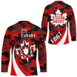 Canada Red Camo and Leaf Hockey Jersey A35 | 1sttheworld