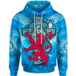 1sttheworld Hoodie - MacLaurin or McLaurin Hoodie - Scottish Lion With Celtic Cross A7 | 1sttheworld