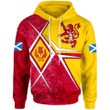 1sttheworld Hoodie - MacLean of Duart Hoodie - Scottish Legend Yellow A7 | 1sttheworld