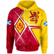 1sttheworld Hoodie - MacCasland or Cousland Hoodie - Scottish Legend Yellow A7 | 1sttheworld