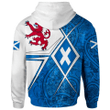 1sttheworld Hoodie - MacNeil _of Colonsay_ Scottish Family Crest Hoodie - Scottish Legend Royal Lion A7