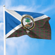 1sttheworld Flag - Scotland Flag and Cairns Crest and Tartan Family All Over Print Flag A35