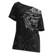 Maori Gerelateerde Off Shoulder T-Shirt A95 | 1sttheworld