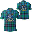 1sttheworld Clothing - Flower Of Scotland Tartan Polo Shirt Celtic Scottish Warrior - Golf Shirt A7