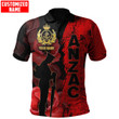 1sttheworld Anzac Day Clothing - Anzac Day 2023 Royal New Zealand Navy Polo Shirt