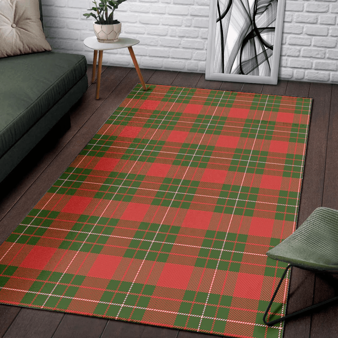 1sttheworld Area Rug -  Canada Area Rug Christmas and New Year Tartans A35