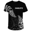 1sttheworld Custom Aotearoa New Zealand - Maori Silver Fern T-Shirt Black A10