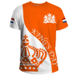 Netherlands T-Shirt King Day Crown A15