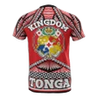 Tonga Polynesian All Over Hoodie - Tonga Coat of Arms - BN12