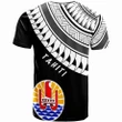 Tahiti Custom Personalised - T- Shirt - Ginger Lei Pattern White - BN20